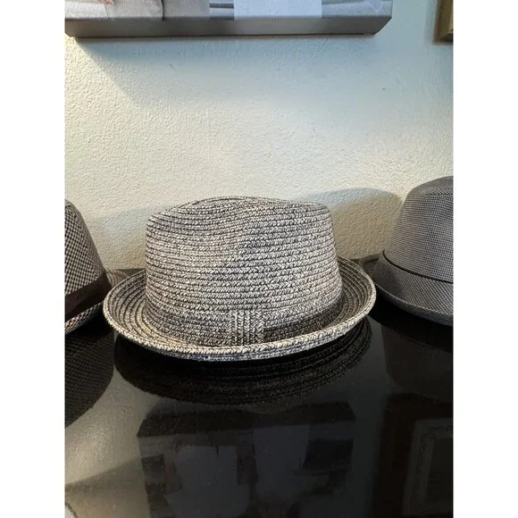 Country Gentleman Traveler Fedora Hat Paper Straw CG011 Medium Paper Blend - Picture 5 of 6
